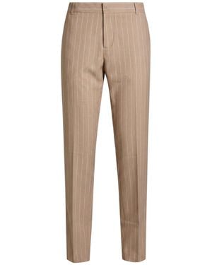 Daniele Alessandrini Pants Polyester, Viscose, Elastane - Natural