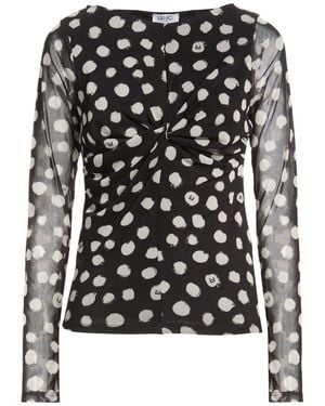Liu Jo Top Polyester, Elastane - Black