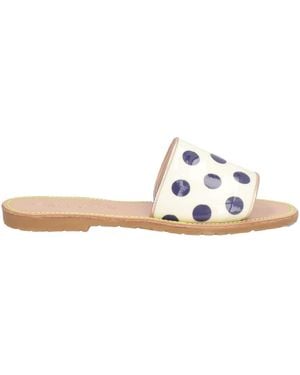 Leo Sandals Synthetic Material - White
