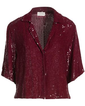 P.A.R.O.S.H. Burgundy Shirt Viscose - Red