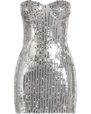 Suoli Mini Dress Polyester, Elastane - Grey