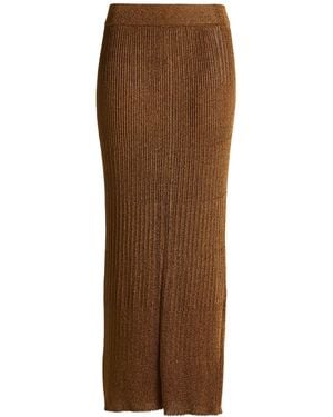 Alysi Maxi Skirt - Brown