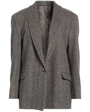MARSĒM Blazer Wool, Polyamide - Grey