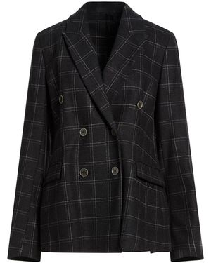 Eleventy Blazer Wool, Elastane - Black