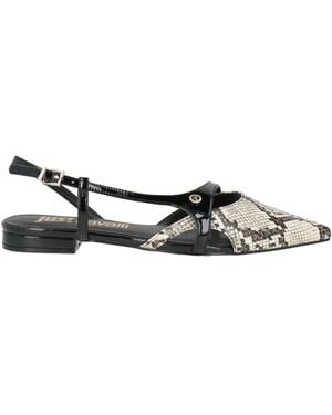 Just Cavalli Ballet Flats - White
