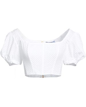 Belle Perle Top Cotton - White