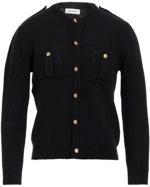 Ernest W. Baker Cardigan Alpaca Wool, Polyamide, Wool, Elastane - Black
