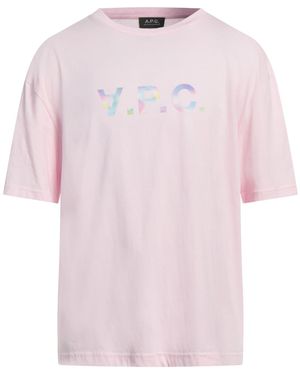 A.P.C. T-shirts - Pink