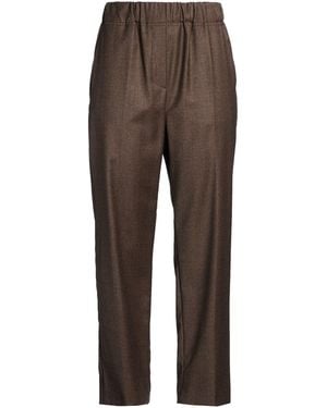 Weekend by Maxmara Trousers Virgin Wool, Elastane - Brown