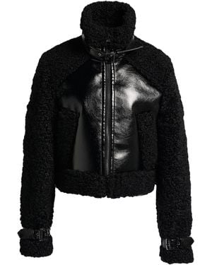 KARL LAGERFELD Shearling & Teddy - Black