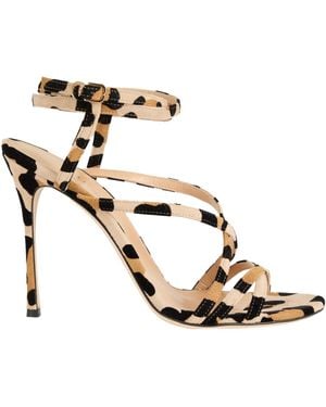 Sergio Rossi Sandals Leather - Metallic