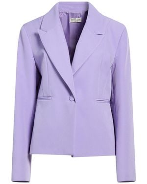 Rebel Queen Blazer Polyester, Elastane - Purple
