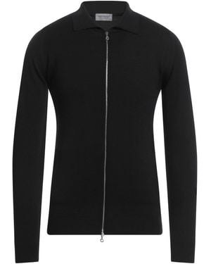 John Smedley Cardigan Virgin Wool - Black