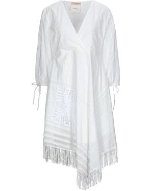 Twinset Mini Dress - White