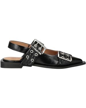 Ganni Ballet Flats - Black