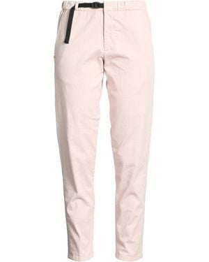 White Sand Blush Trousers Cotton, Elastane - Natural