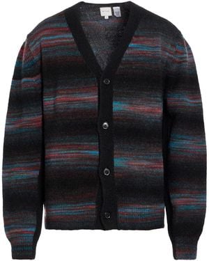 Paul Smith Cardigan Wool, Alpaca Wool, Polyamide - Blue