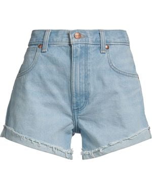 Wrangler Denim Shorts Cotton - Blue