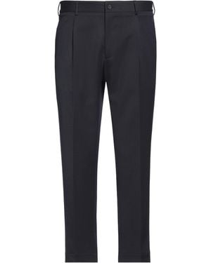 Santaniello Pants Polyester, Wool, Elastane - Blue