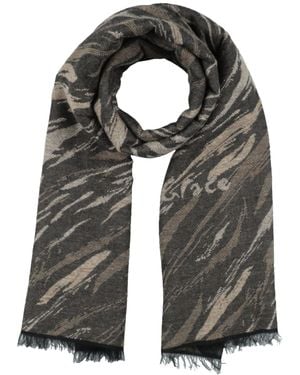 Manila Grace Scarf Acrylic, Polyamide, Synthetic Fibres, Modal, Wool - Black