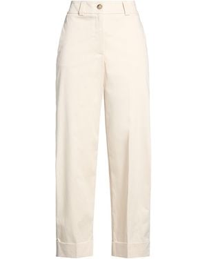 Peserico Easy Trousers Cotton, Elastane - White