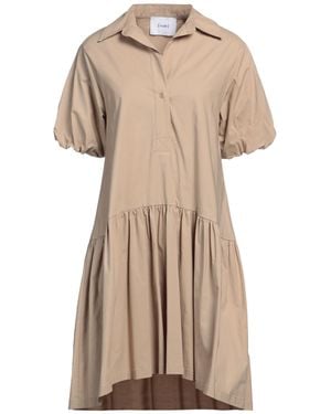 Nude Sand Mini Dress Cotton, Elastane - Natural