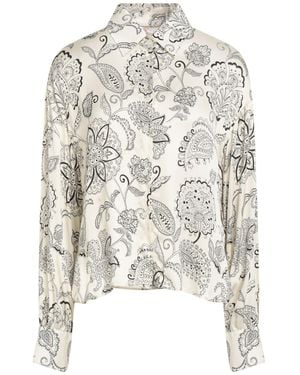 Robert Friedman Ivory Shirt Viscose - White