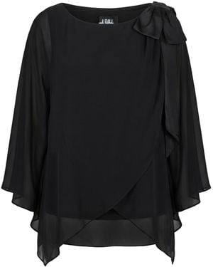 Joseph Ribkoff Top Polyester, Elastane - Black