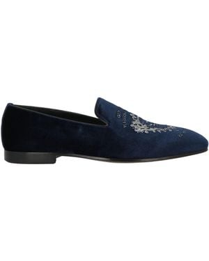 Giovanni Conti Loafers Textile Fibres - Blue