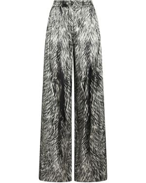 Dolce & Gabbana Pants Silk, Elastane - Gray