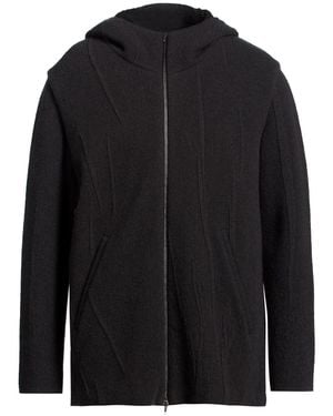 Label Under Construction Coat Virgin Wool - Black