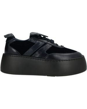 Giuseppe Zanotti Midnight Sneakers Leather, Textile Fibers - Black