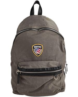 Blauer Backpack Textile Fibers - Gray