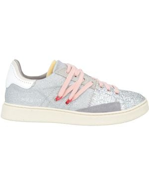 HIDNANDER Sneakers Leather, Textile Fibers - White