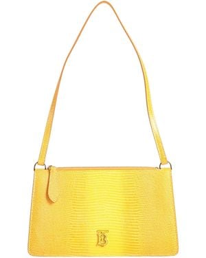 Burberry Bolso de asas largas - Amarillo