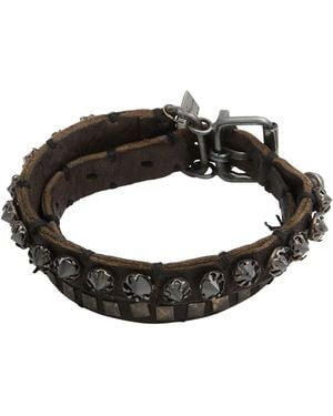 Goti Bracelet Leather - Black