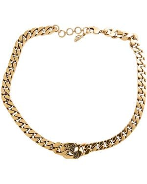 McQueen Necklace Metal - Metallic