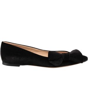 Chloé Ballet Flats Textile Fibers - Black