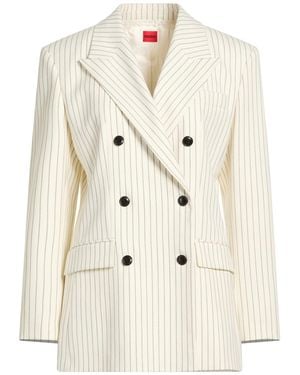 HUGO Blazer Polyester, Viscose, Elastane - Natural