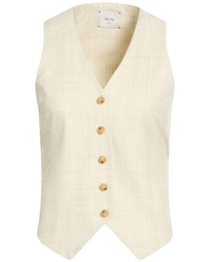 Alysi Tailored Vests - White