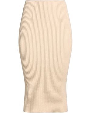 Dixie Midi Skirt Viscose, Polyester, Polyamide - Natural