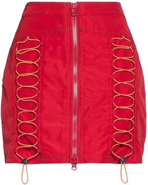 Brain Dead Mini Skirt - Red