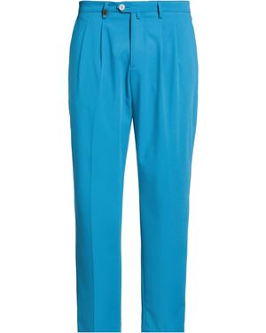 Barbati Azure Trousers Polyester, Viscose, Elastane - Blue