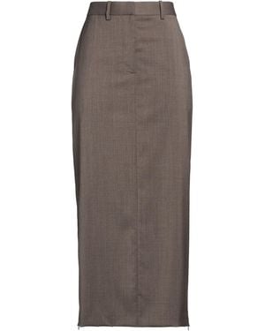 Helmut Lang Maxi Skirt - Brown
