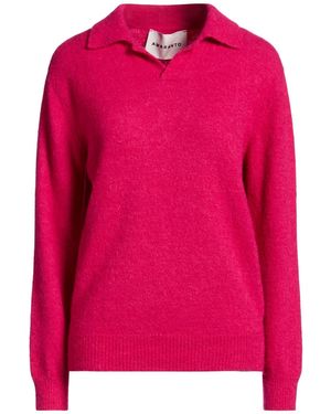 Amaranto Fuchsia Sweater Alpaca Wool, Polyamide, Cashmere, Wool, Elastane - Pink