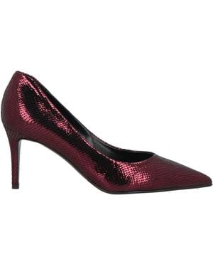 Lella Baldi Court Shoes Leather - Purple