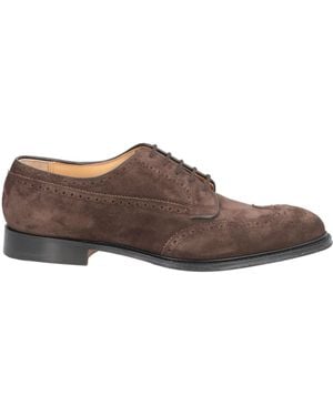 Church's Thickwood Khaki Lace-Up Shoes Leather - Brown