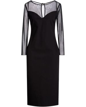 Hanita Midi Dress Polyamide, Elastane - Black