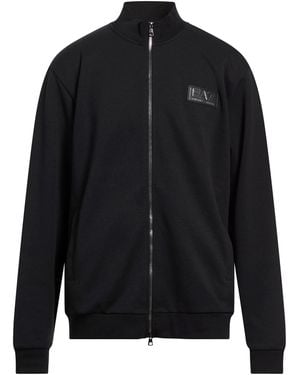 EA7 Sweatshirt Polyester, Cotton - Black