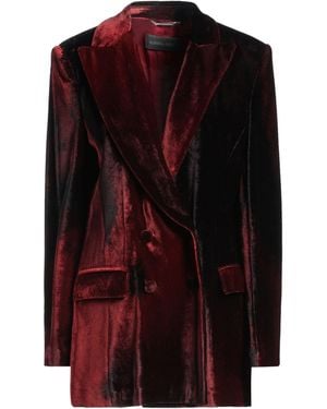 Alberta Ferretti Blazer Viscose, Silk - Red